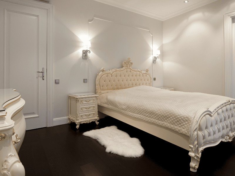 The beauty of Alabaster Sconces in a bedroom