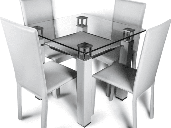 Square Extension Tables with glass top