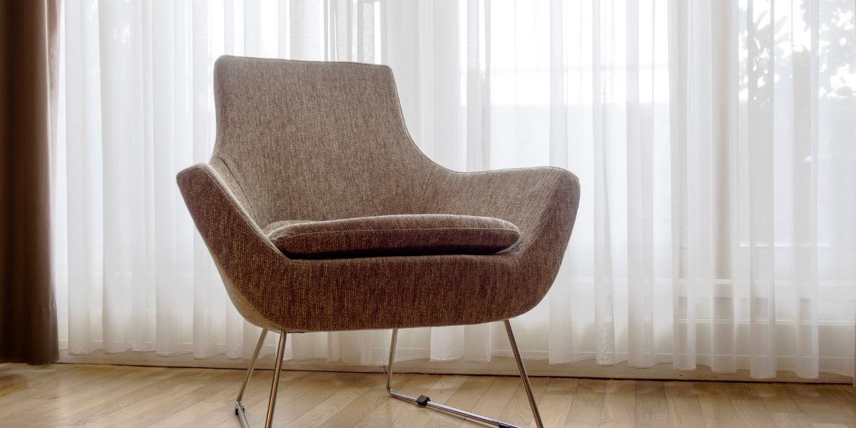 boucle accent chair